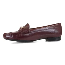 Essential Comfort Flats - Burgundy Leather