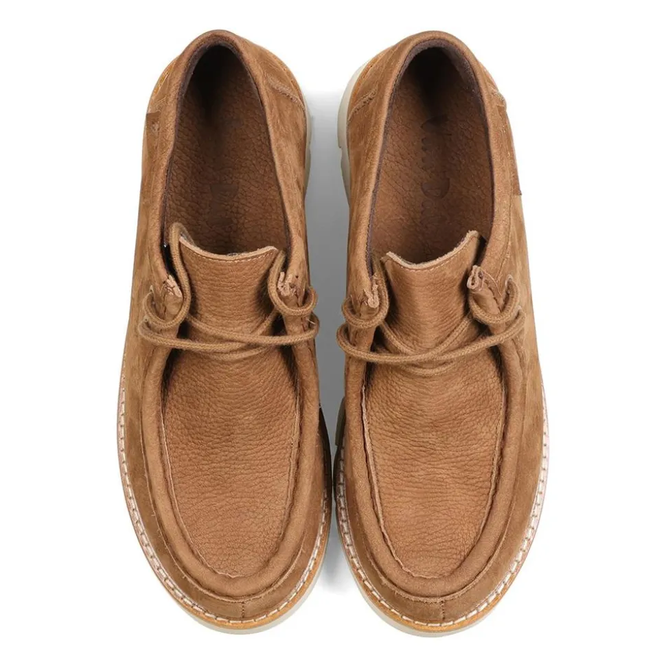 Essential Comfort Flats E Fit - Tan Nubuck