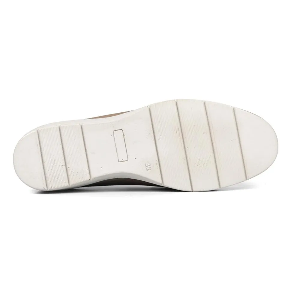 Essential Comfort Flats - Mushroom Leather