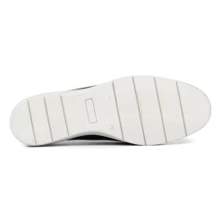 Essential Comfort Flats - Navy Leather