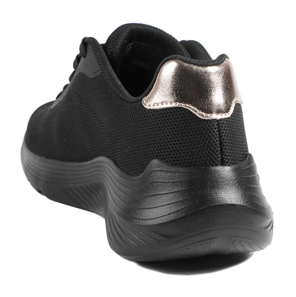Everyday Comfort Lace Up Trainer - Black