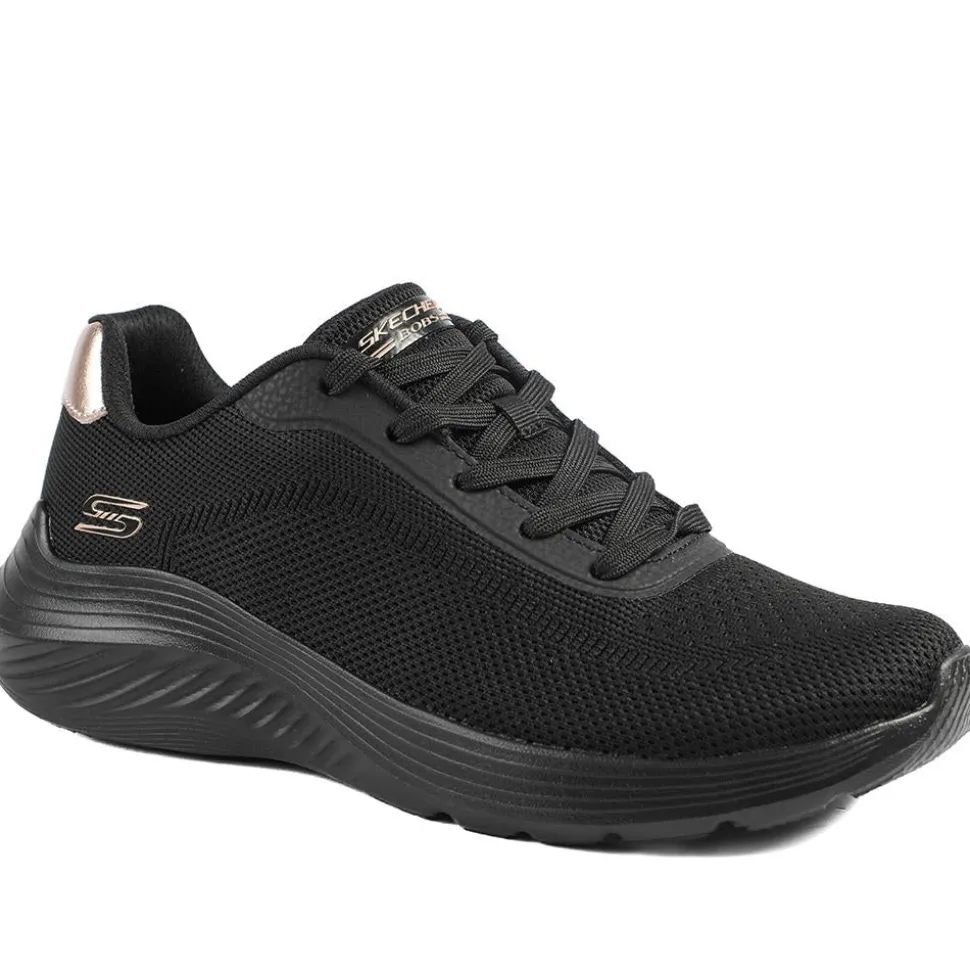 Everyday Comfort Lace Up Trainer - Black