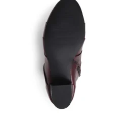 Everyday Leather Ankle Boots - Plum