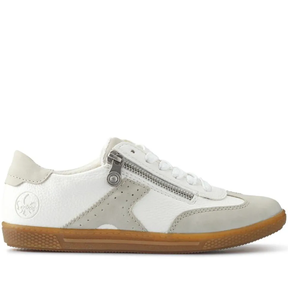 Extra-Cushioned Dual-Fastening Trainers - White Multi