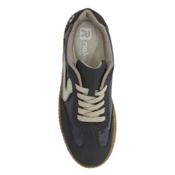 Extra-Cushioned Lace-Up Trainers - Navy