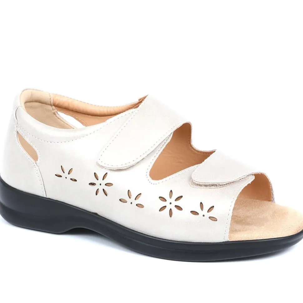 Extra-Wide Adjustable Shoes - Beige