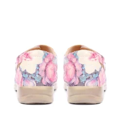 Extra-Wide Adjustable Shoes - Floral