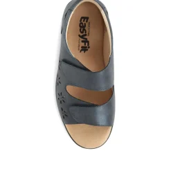 Extra-Wide Adjustable Shoes - Navy