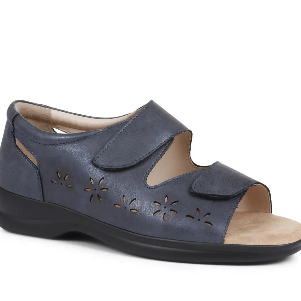 Extra-Wide Adjustable Shoes - Navy