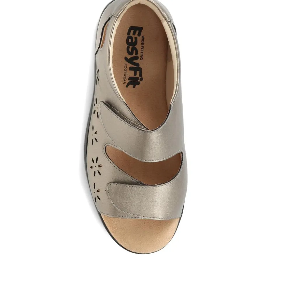 Extra-Wide Adjustable Shoes - Pewter
