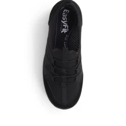 Extra-Wide Bungee Lace Trainers - Black