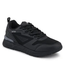 Extra-Wide Chunky Trainers - Black