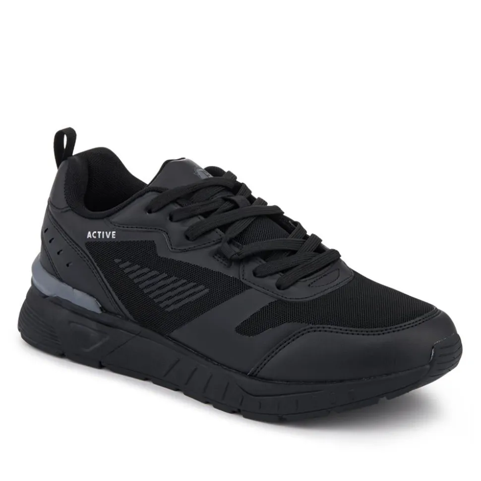 Extra-Wide Chunky Trainers - Black