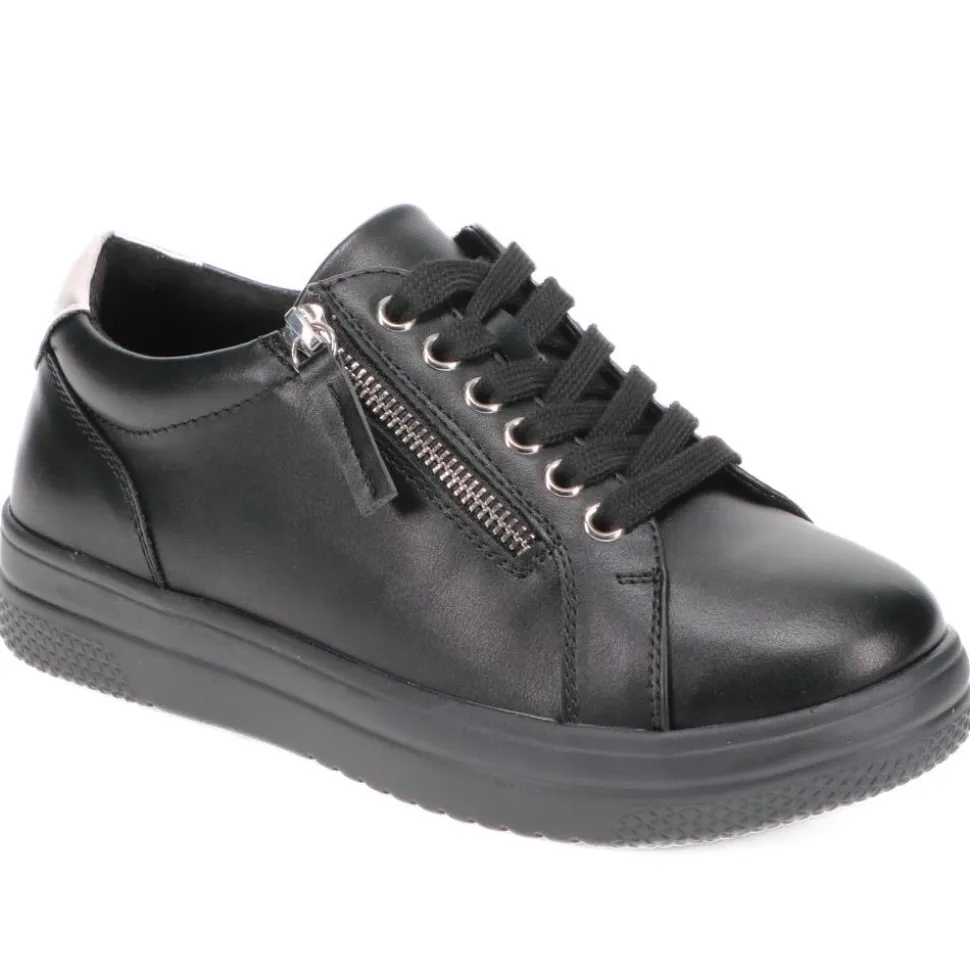 Extra Wide Chunky Trainers - Black