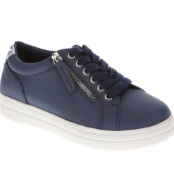 Extra Wide Chunky Trainers - Navy