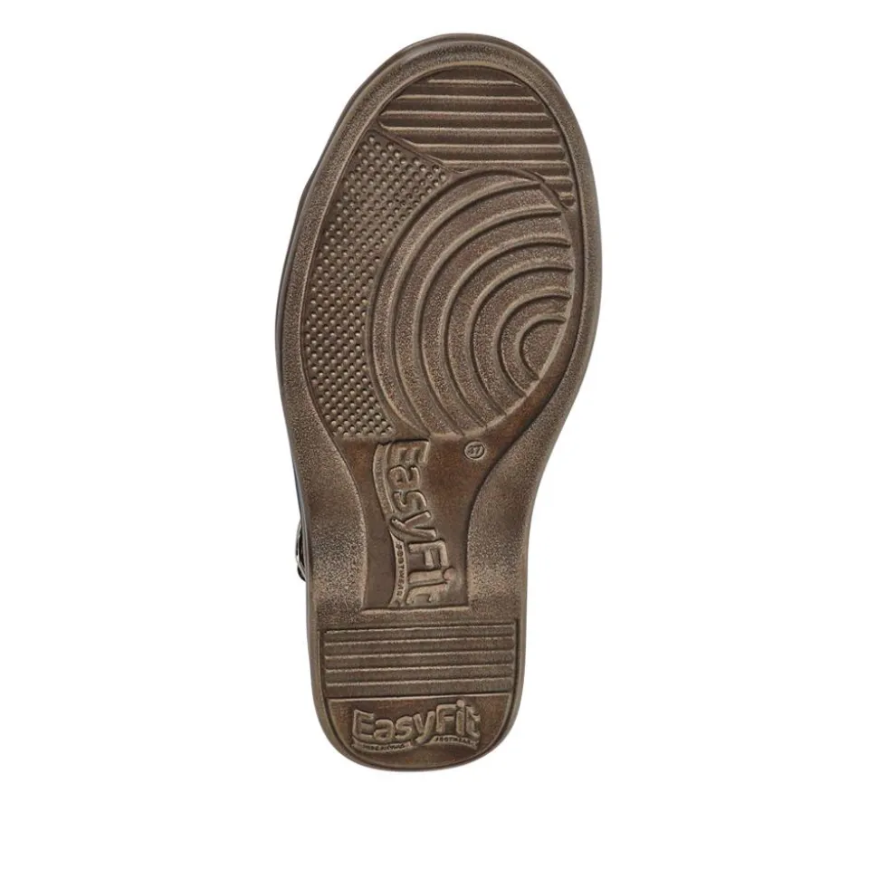 Extra-Wide Fit Adjustable Slingback Sandals - Navy