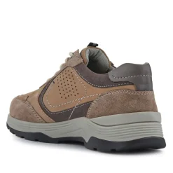 Extra-Wide-Fit Bungee-Lace Trainers - Sand