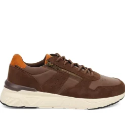 Extra-Wide Fit Casual Trainers - Brown