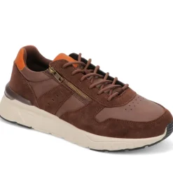Extra-Wide Fit Casual Trainers - Brown