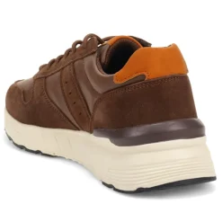 Extra-Wide Fit Casual Trainers - Brown