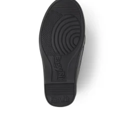Extra-Wide Fit Leather Loafers - Black