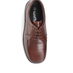 Extra Wide Fit Leather Shoes - Brown