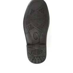 Extra Wide Fit Leather Slip On Shoes - Tan