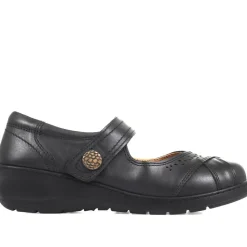 Extra Wide Fit Mary-Janes - Black