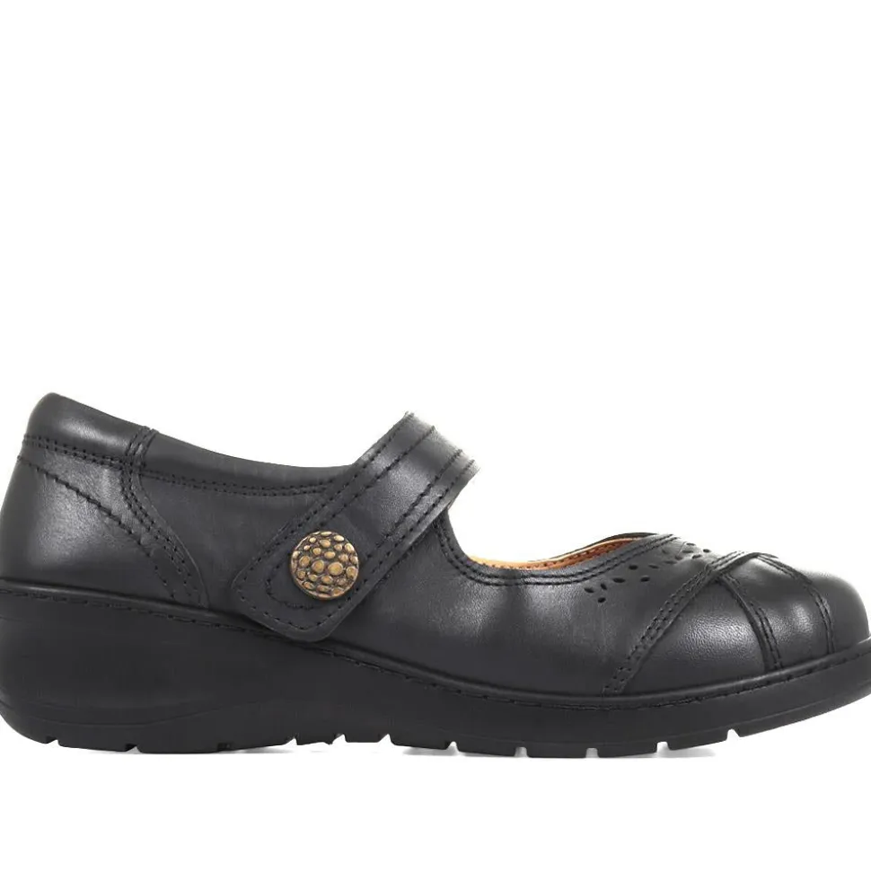 Extra Wide Fit Mary-Janes - Black