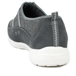 Extra-Wide Fit Memory Foam Trainers - Charcoal