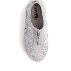 Extra-Wide Fit Memory Foam Trainers - Grey Multi