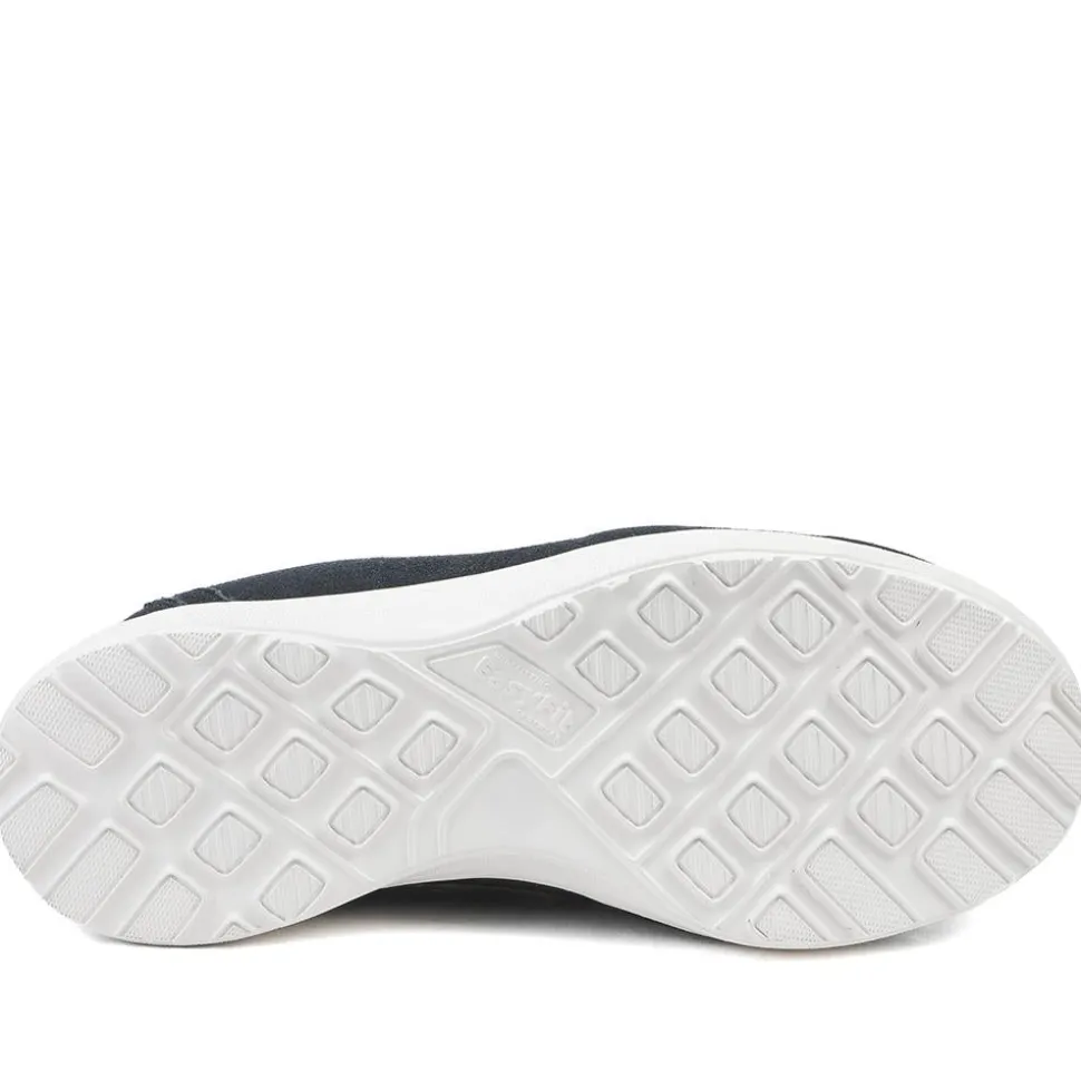 Extra-Wide Fit Memory Foam Trainers - Navy