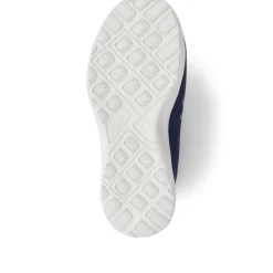 Extra-Wide Fit Memory Foam Trainers - Navy Multi
