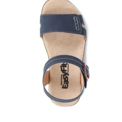 Extra-Wide Fit Sandals - Navy