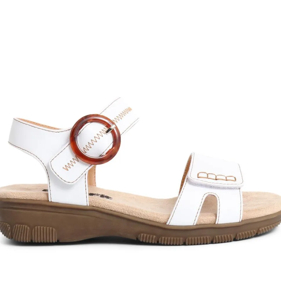 Extra-Wide Fit Sandals - White