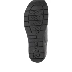 Extra-Wide Fit Slip On Shoes - Black