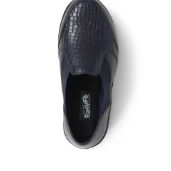 Extra Wide Fit Slip On Shoes - Navy