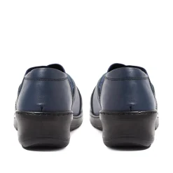 Extra-Wide Fit Slip On Shoes - Navy