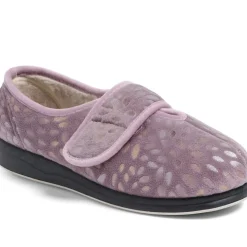 Extra-Wide Fit Slippers - Lilac