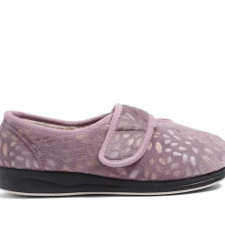 Extra-Wide Fit Slippers - Lilac