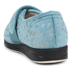 Extra-Wide Fit Slippers - Teal