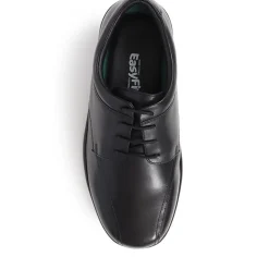 Extra Wide Fit Smart Lace-Up Shoes - Black