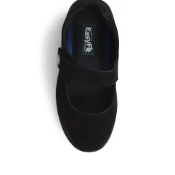 Extra Wide Fit Touch Fasten Shoes - Black