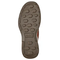 Extra-Wide Leather Casual Shoes - Cognac