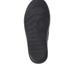 Extra Wide Leather Moccasins - Navy