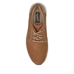 Extra-Wide Lightweight Lace-Up Shoes - Mocha