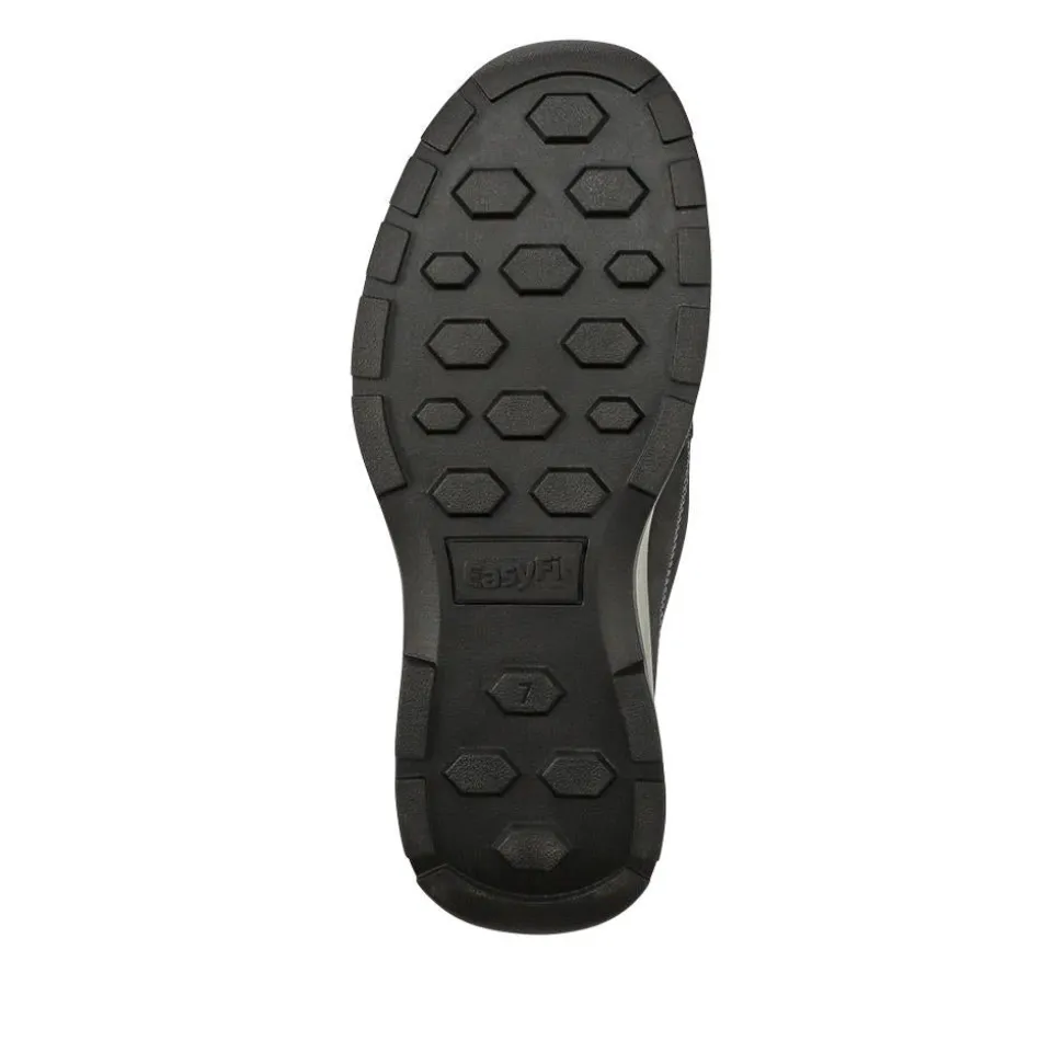 Extra-Wide Lightweight Lace-Up Shoes - Navy