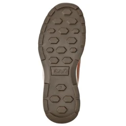 Extra-Wide Memory Foam Lace-Up Shoes - Cognac