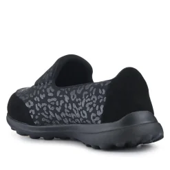 Extra-Wide Slip-On Shoes - Black