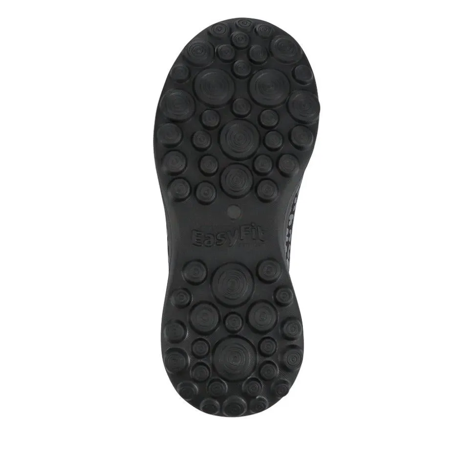 Extra-Wide Slip-On Shoes - Black